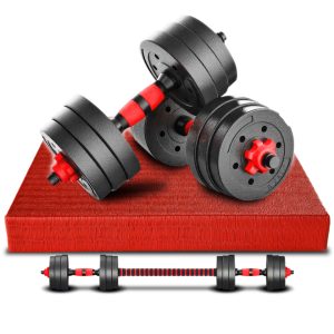 Mancuernas 30 KG + Barra